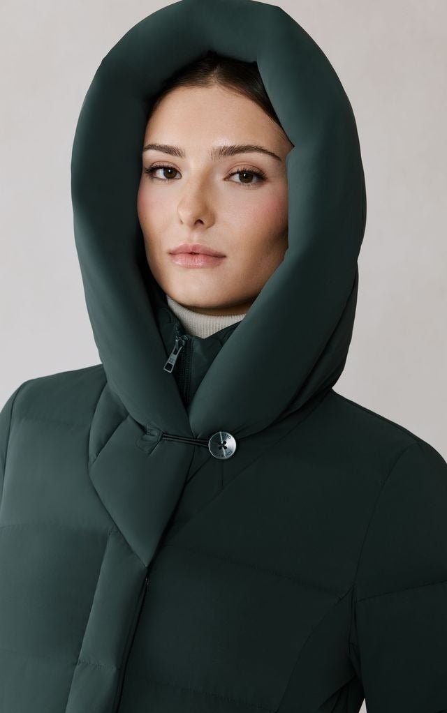 SOIA&KYO SONNY - N - Slim - Fit Novo Down Coat With Bib & Hood - Boutique Bubbles