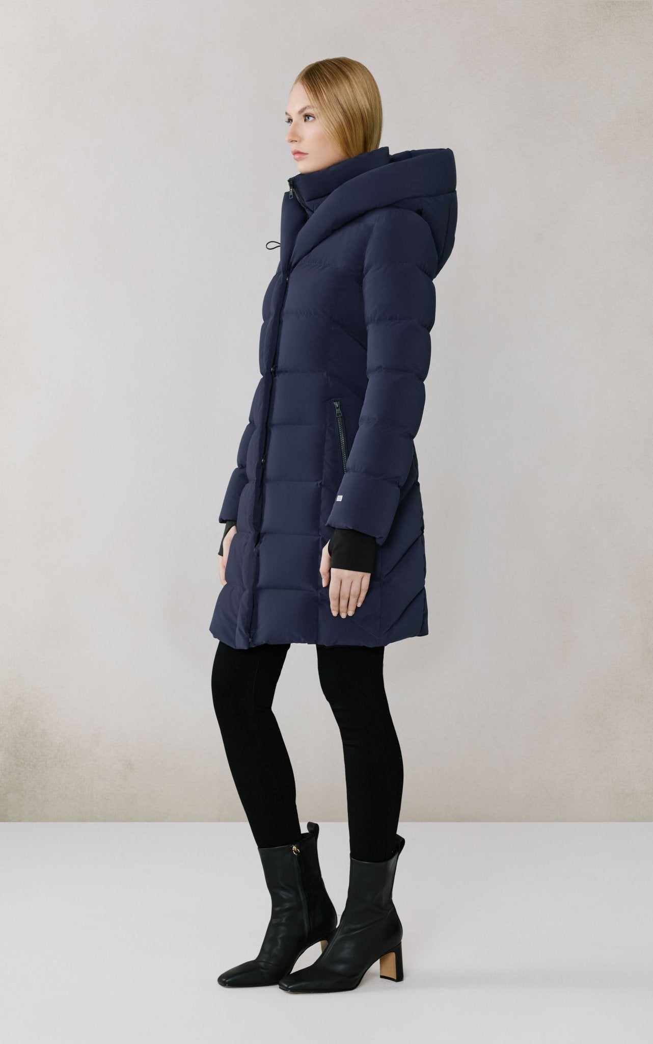 SOIA&KYO SONNY - N - Slim - Fit Novo Down Coat With Bib & Hood - Boutique Bubbles