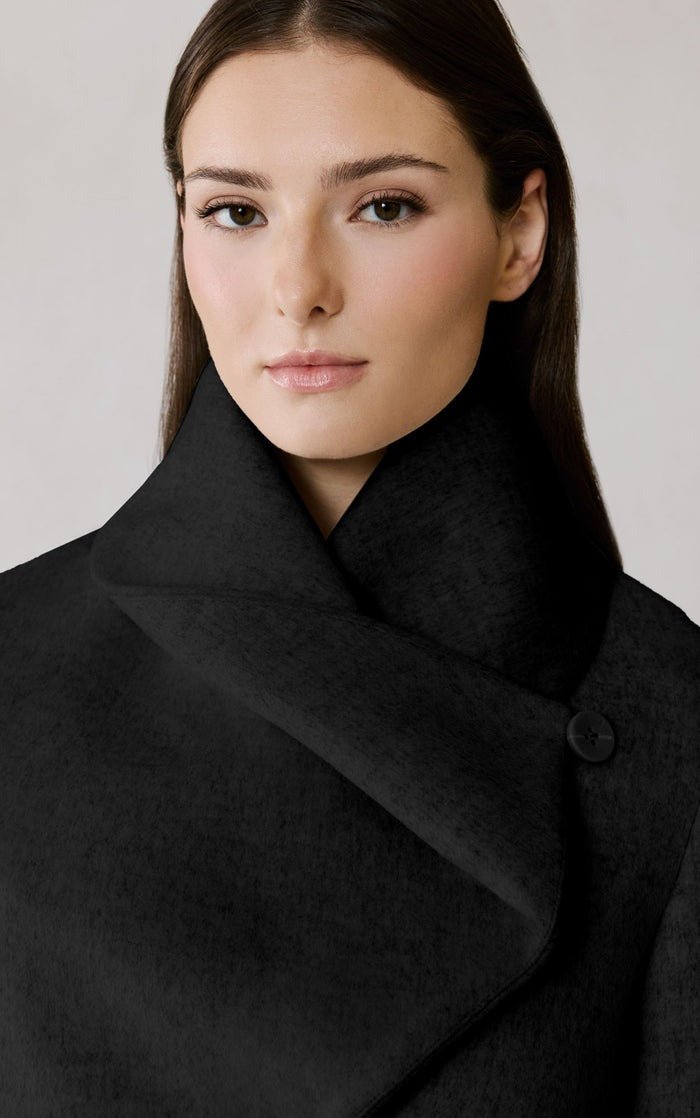 SOIA&KYO TALA - Double Breasted Wool Coat - Boutique Bubbles