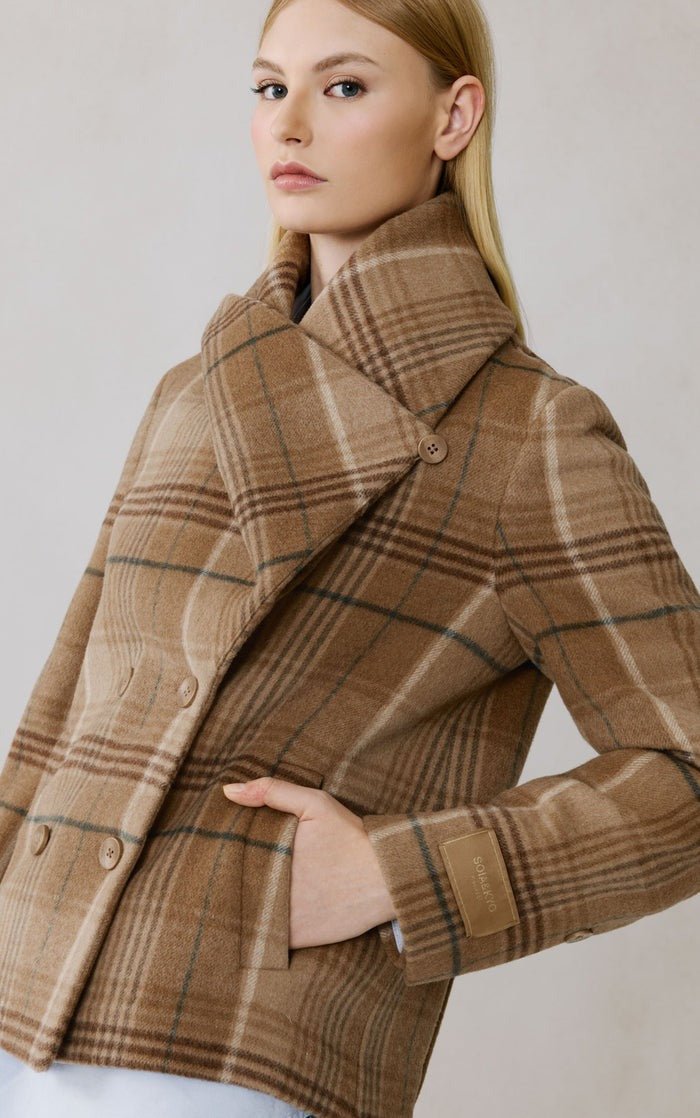 SOIA&KYO TALA - P - Double Breasted Wool Coat - Boutique Bubbles