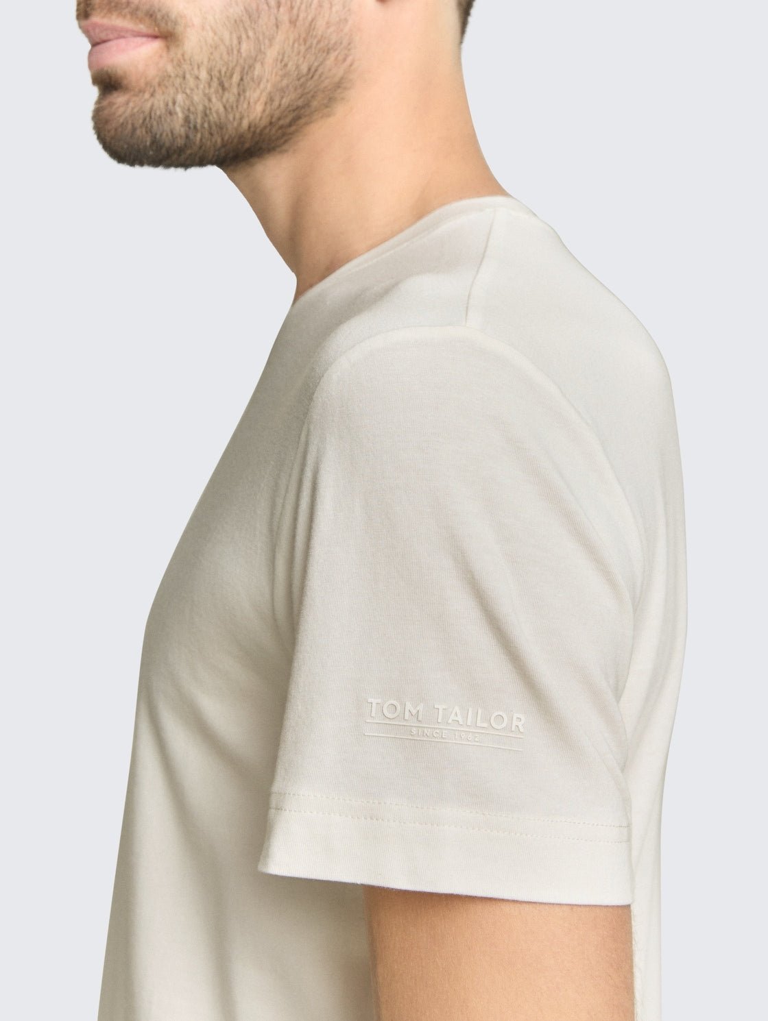 TOM TAILOR - Basic fitted T-shirt - 1050138 - Boutique Bubbles