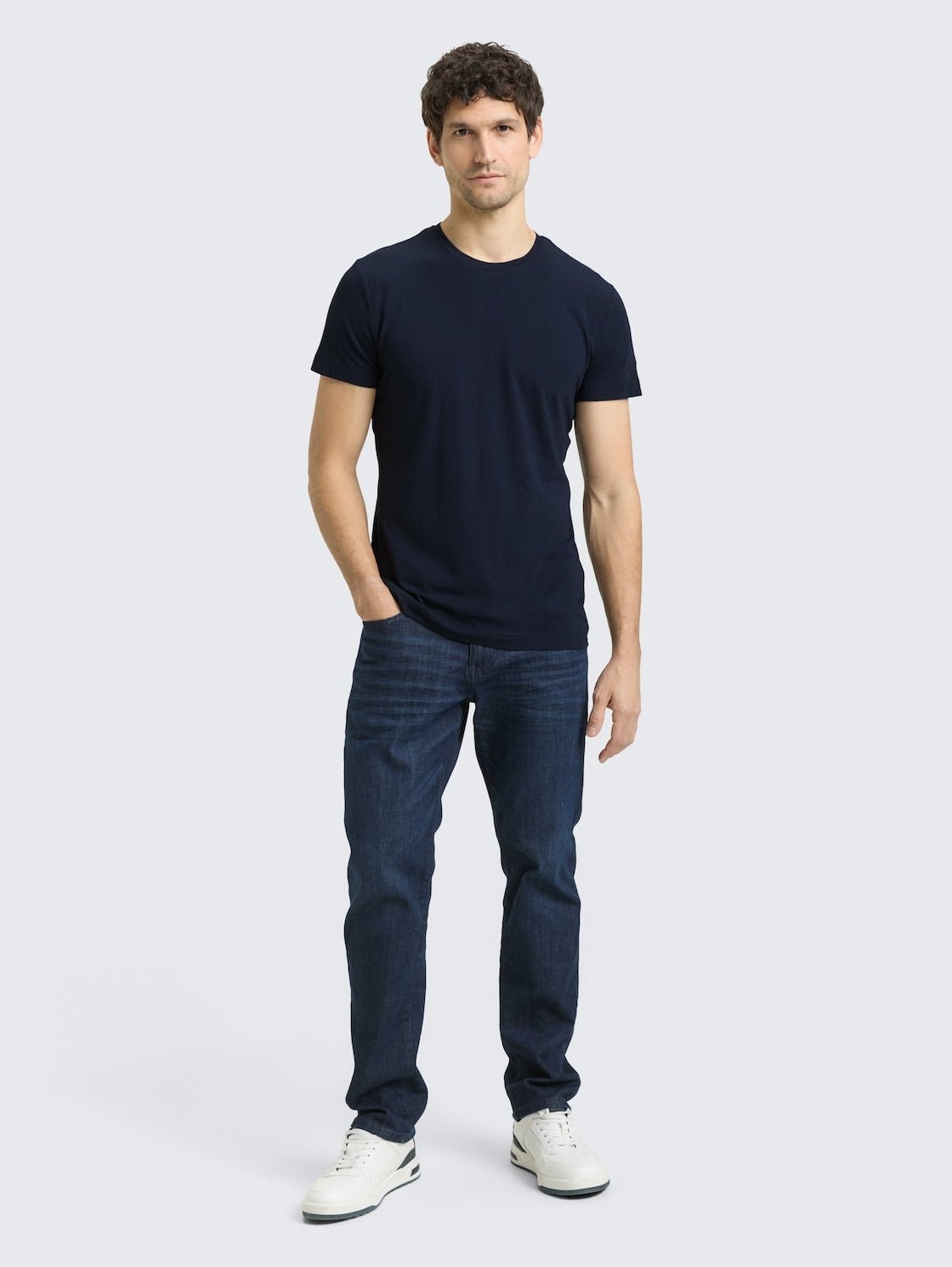 TOM TAILOR - Basic fitted T-shirt - 1050138 - Boutique Bubbles
