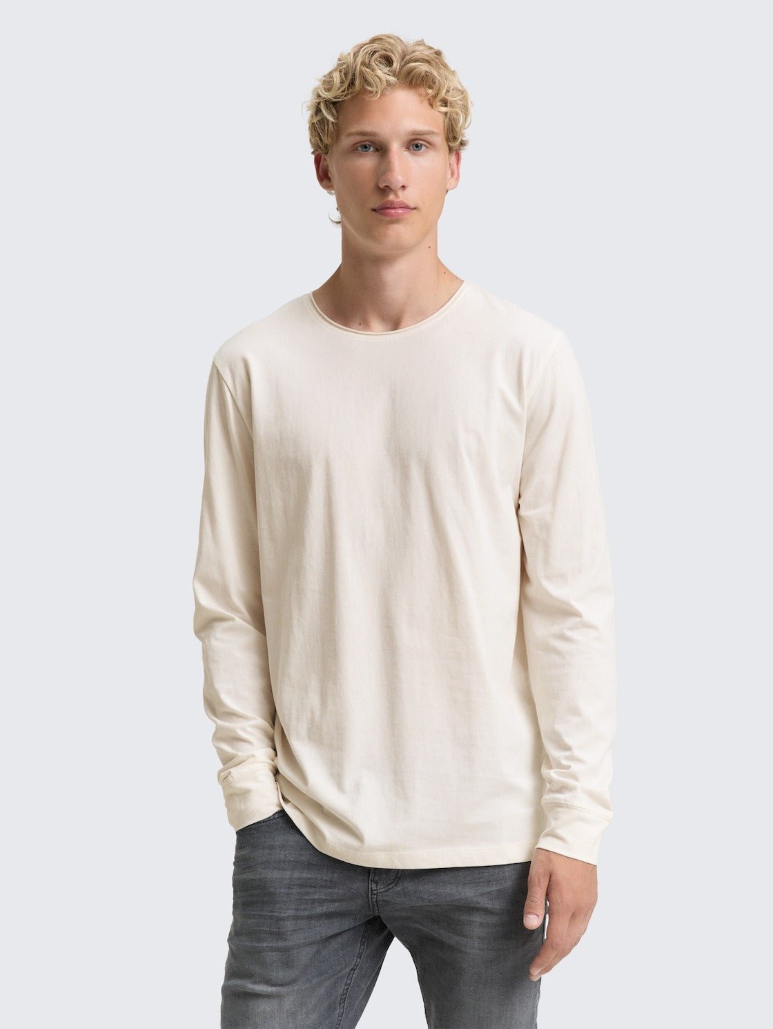 TOM TAILOR - Cotton long - sleeved shirt - 1048032 - Boutique Bubbles