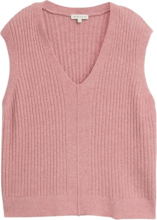 TOM TAILOR - Knit cosy rib vest - 1047693 - Boutique Bubbles