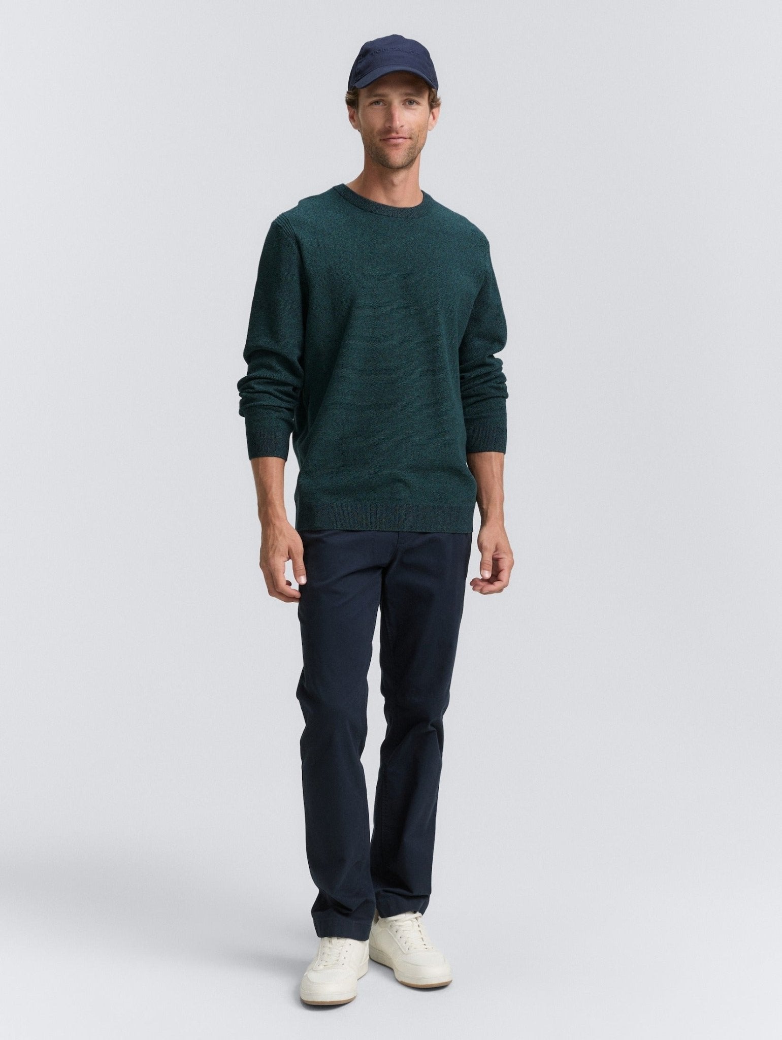 TOM TAILOR - Knitted jumper in organic cotton - 1047570 - Boutique Bubbles