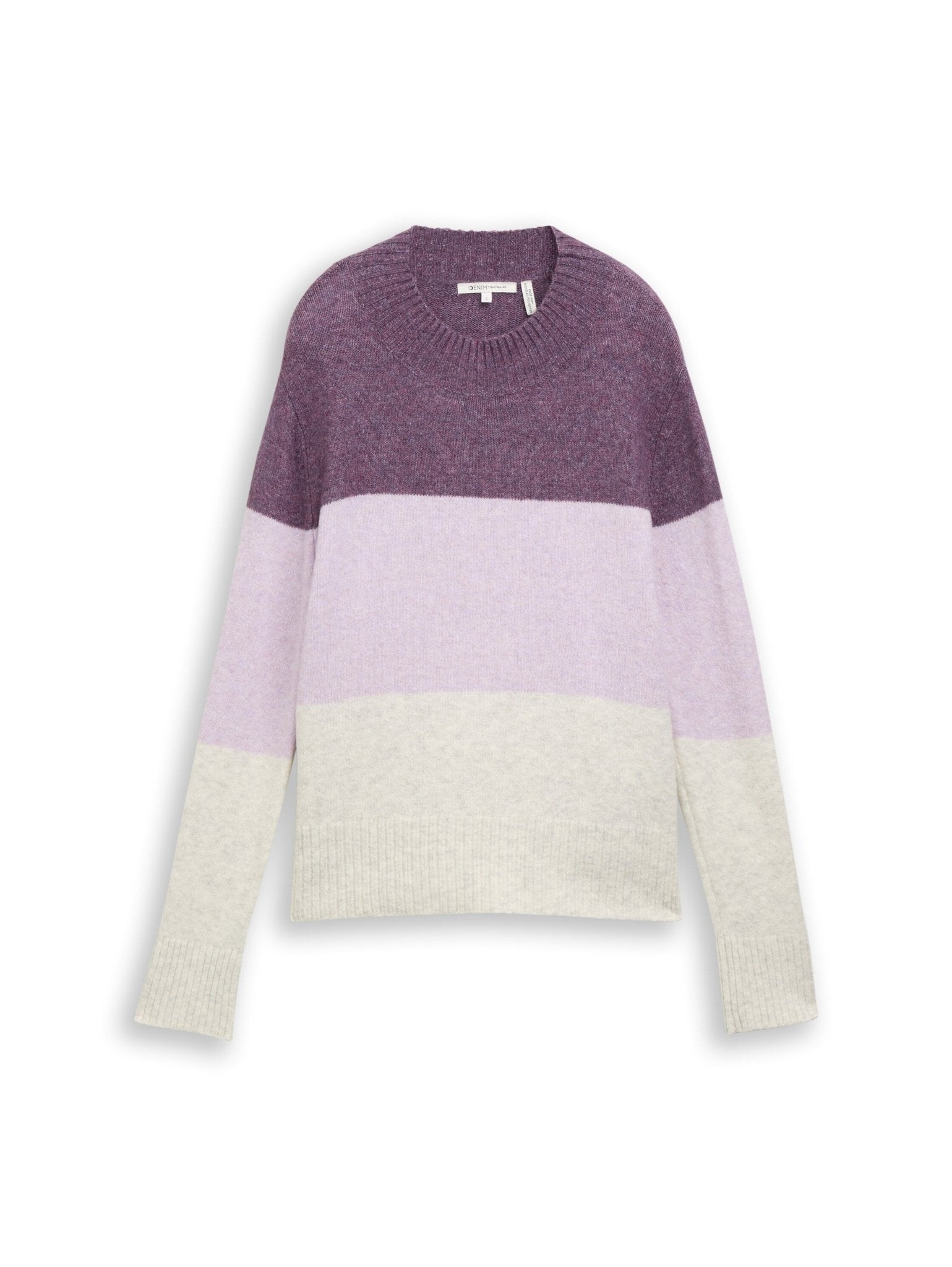 TOM TAILOR - Knitted jumper with colour blocking - 1047880 - Boutique Bubbles