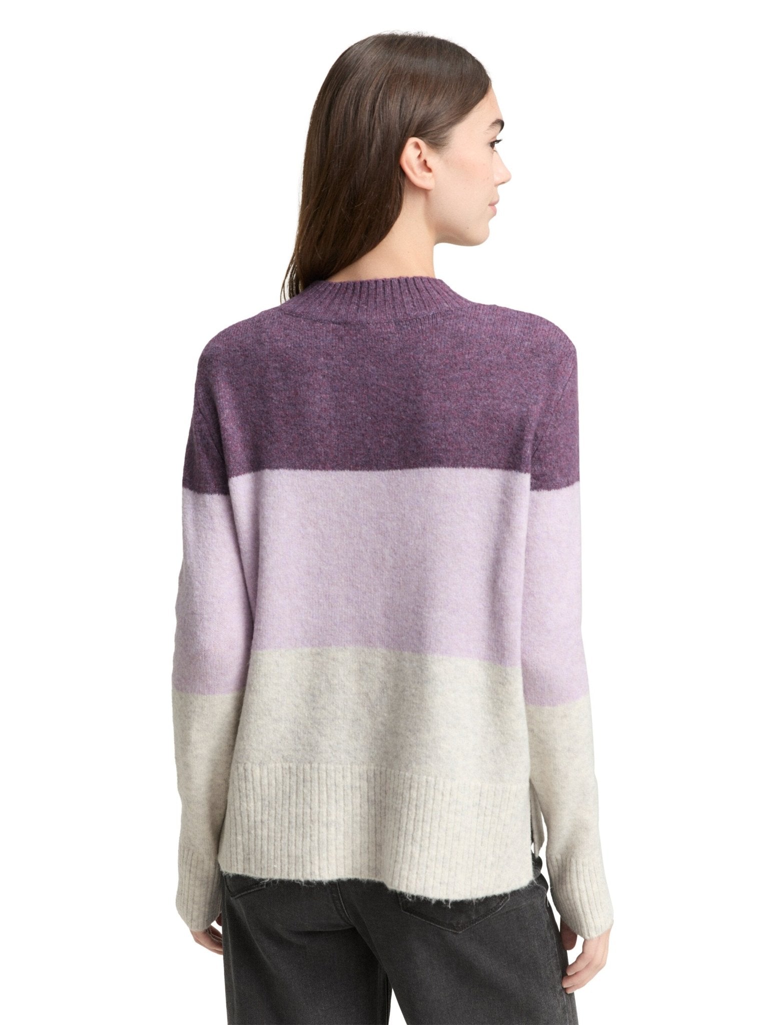 TOM TAILOR - Knitted jumper with colour blocking - 1047880 - Boutique Bubbles