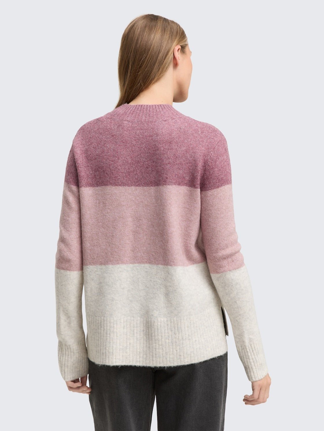 TOM TAILOR - Knitted jumper with colour blocking - 1047880 - Boutique Bubbles