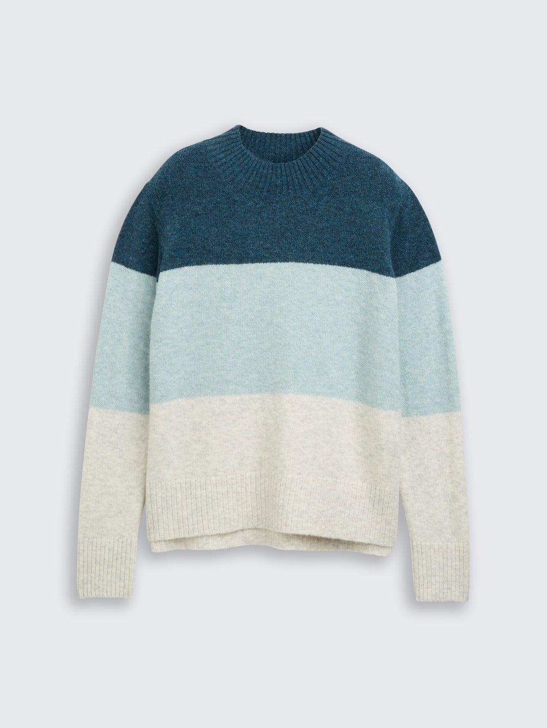 TOM TAILOR - Knitted jumper with colour blocking - 1047880 - Boutique Bubbles