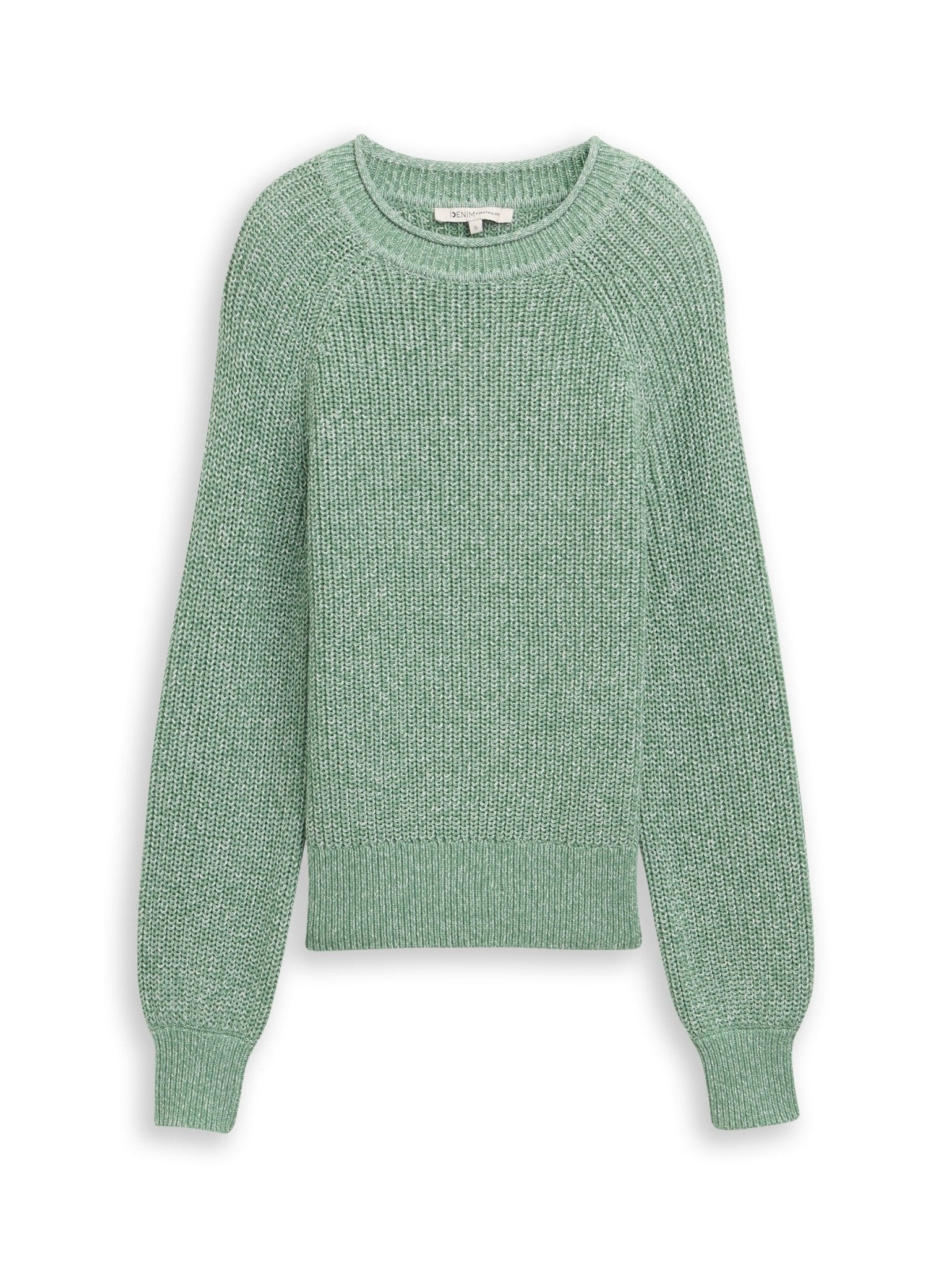 TOM TAILOR - Knitted jumper with light balloon sleeves - 1043309 - Boutique Bubbles