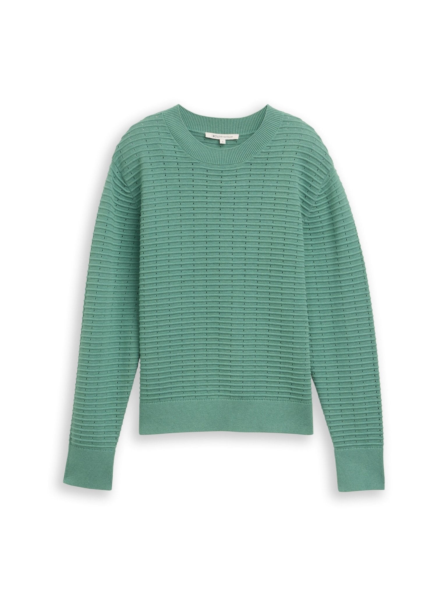 TOM TAILOR - Knitted jumper with round neckline - 1049094 - Boutique Bubbles