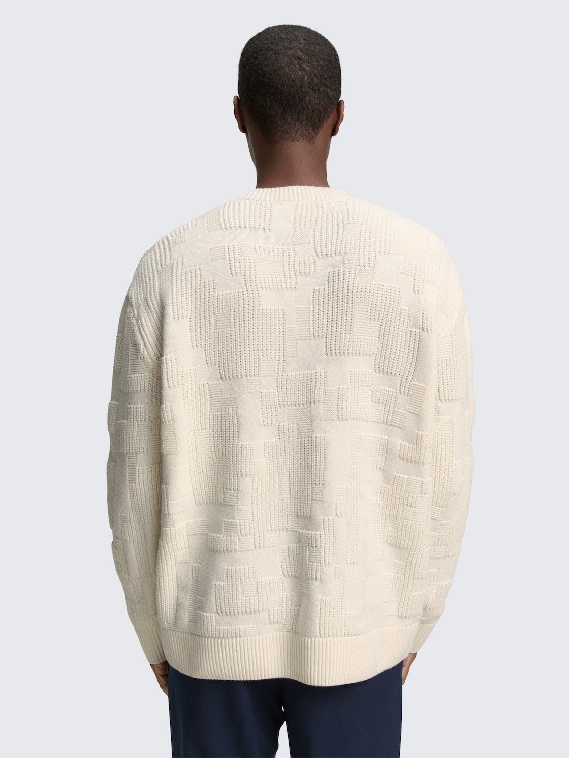 TOM TAILOR - Loose fit knitted jumper with pattern - 1047982 - Boutique Bubbles