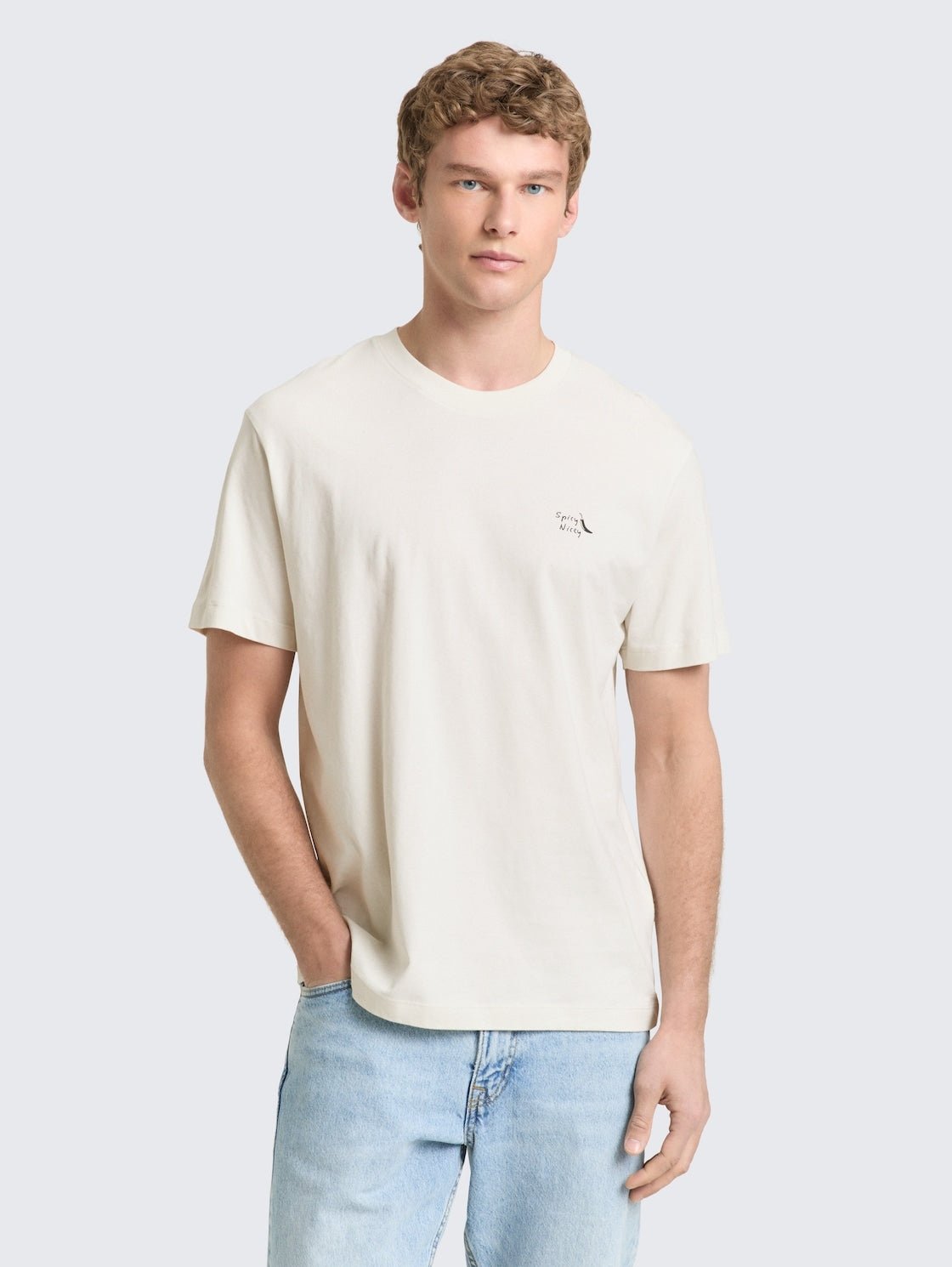 TOM TAILOR - Relaxed fit cotton T-shirt - 1050863 - Boutique Bubbles