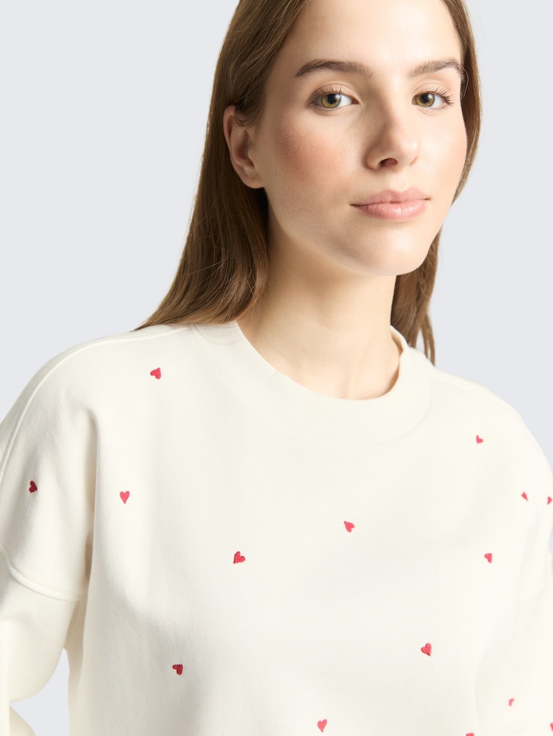 TOM TAILOR - Sweatshirt With Embroidery - 1050822 - Boutique Bubbles