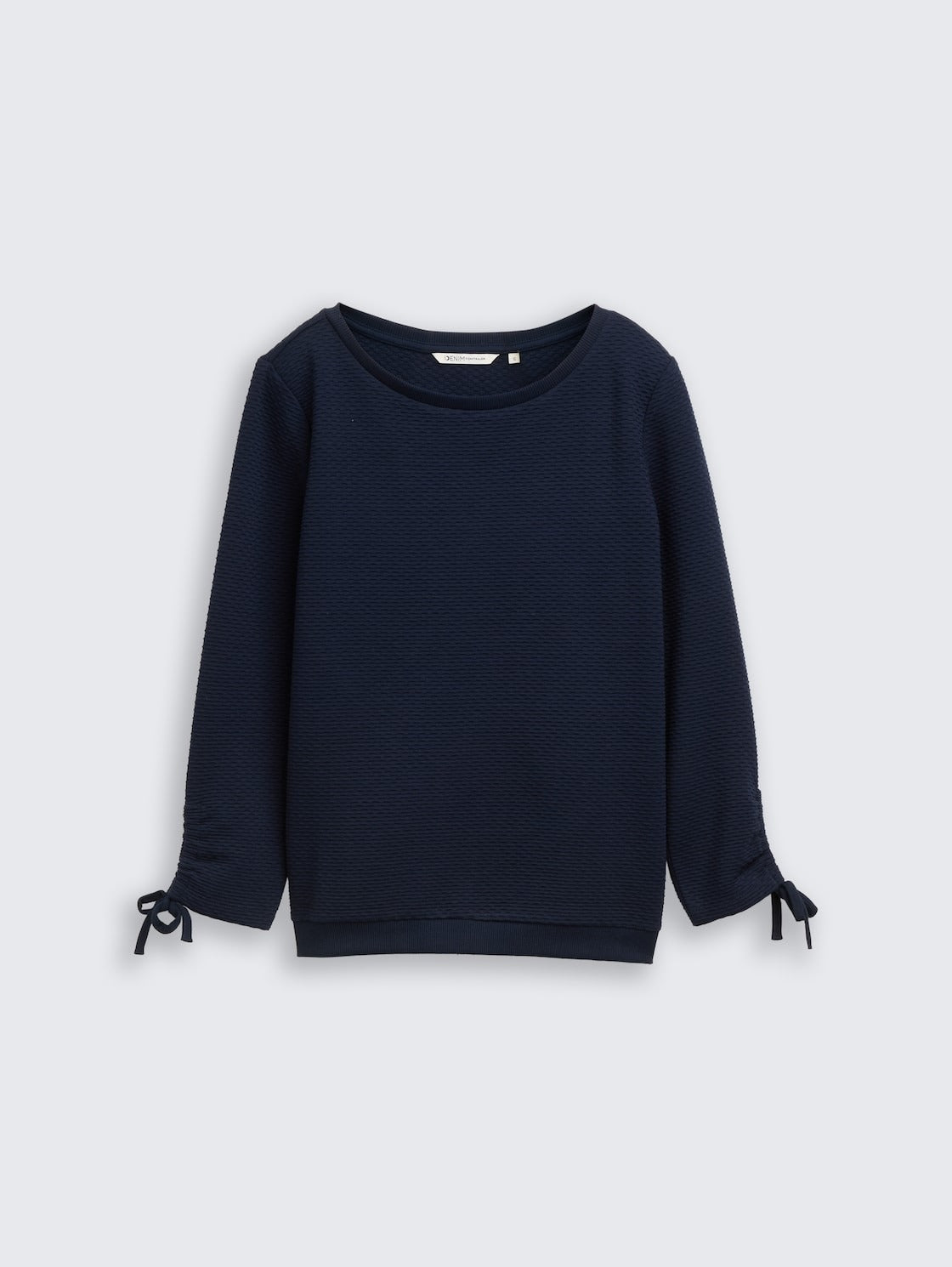 TOM TAILOR - Sweatshirt with gathered sleeves - 1047227 - Boutique Bubbles