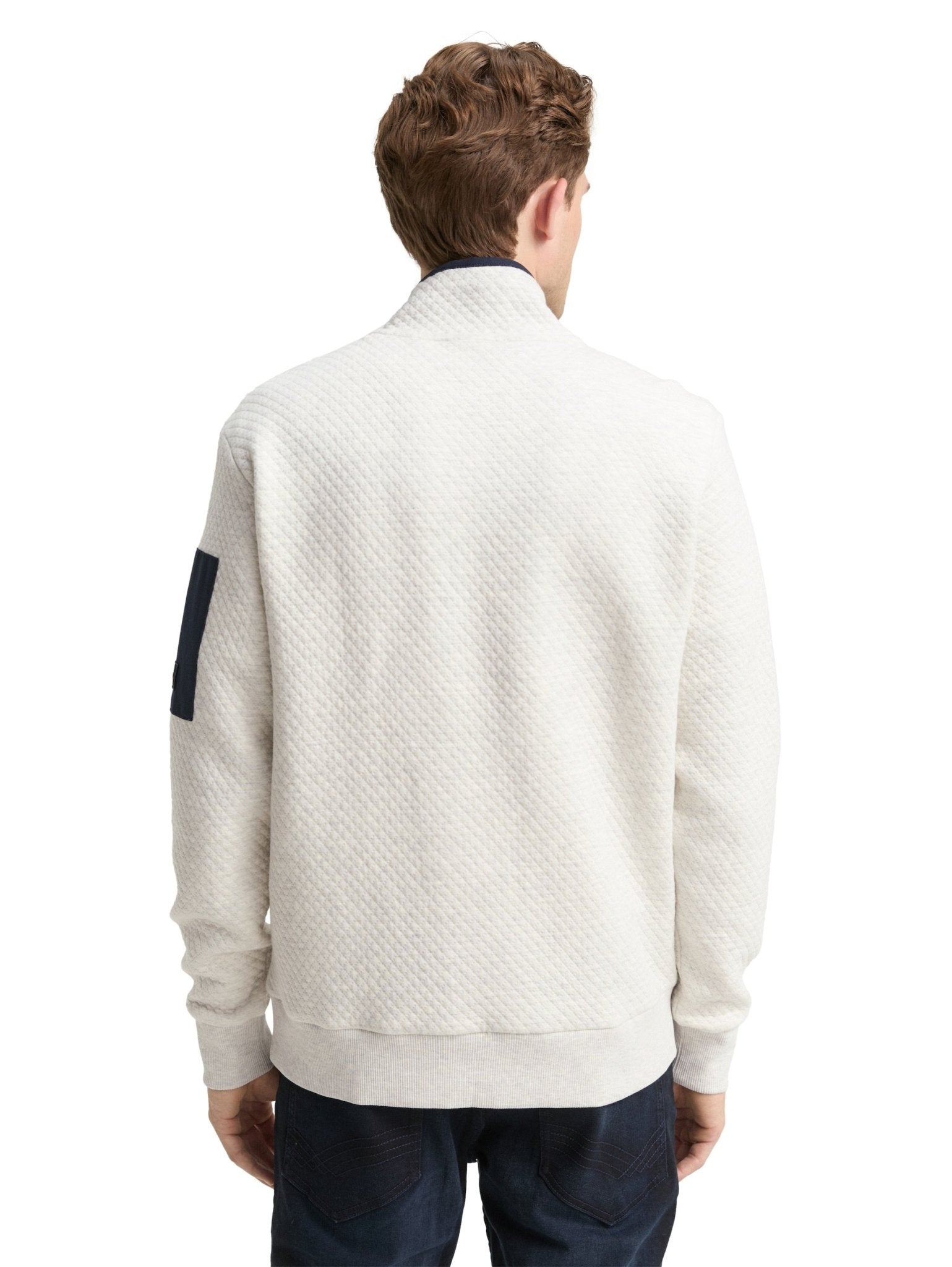 TOM TAILOR - Troyer sweatshirt with sleeve pocket - 1048594 - Boutique Bubbles