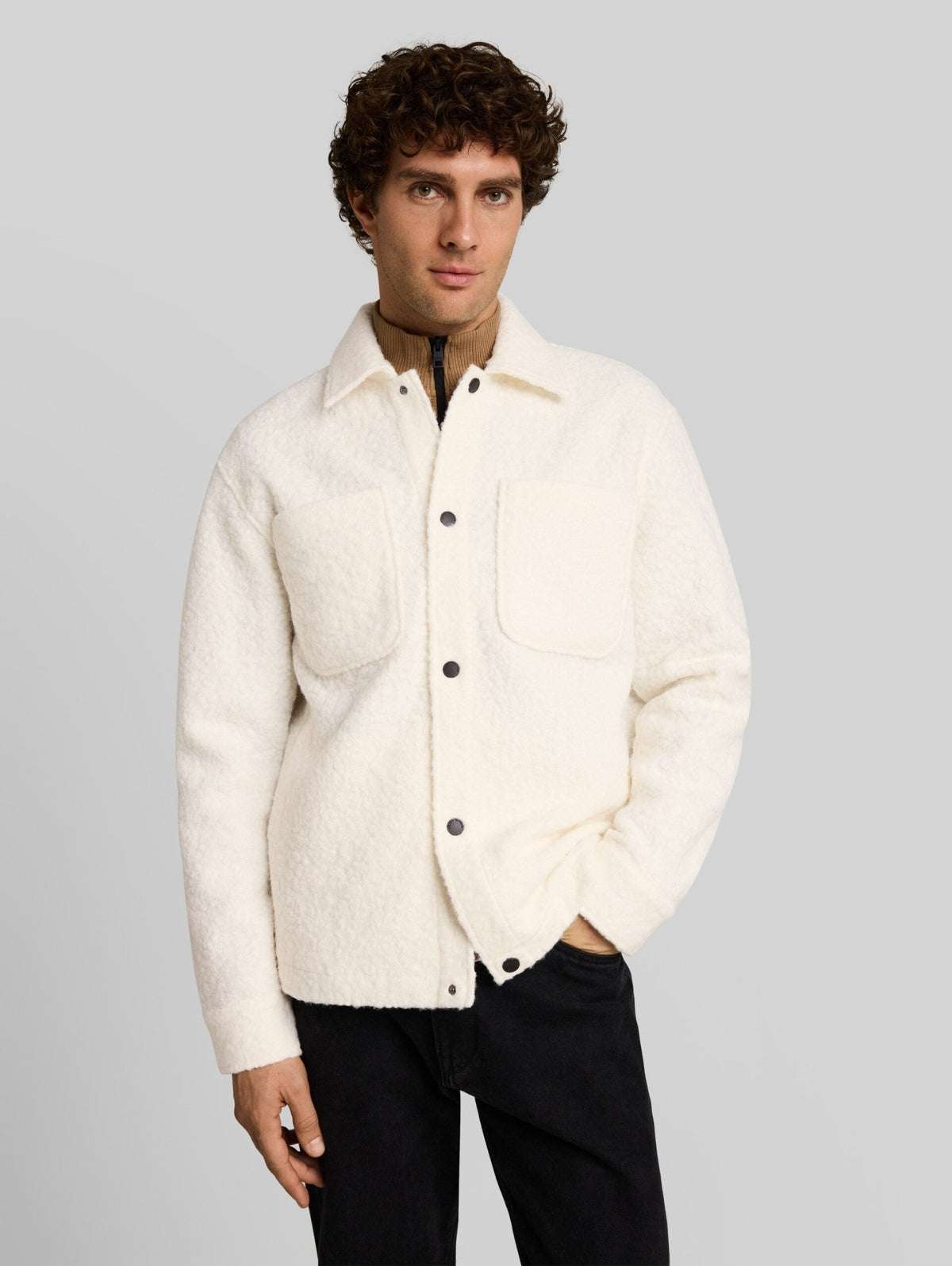 TOM TAILOR - Wool-effect overshirt - 1052295 - Boutique Bubbles