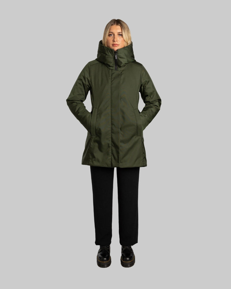 457 ANEW CHRISTIANA - Women's Mid-length Coat in ECONYL® - Boutique Bubbles