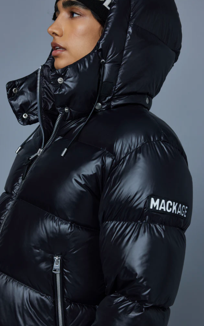 MACKAGE EVIE - lustrous light down jacket with hood   for ladies
