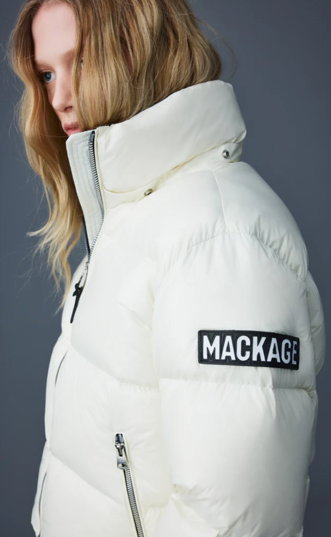 MACKAGE EVIE - lustrous light down jacket with hood   for ladies