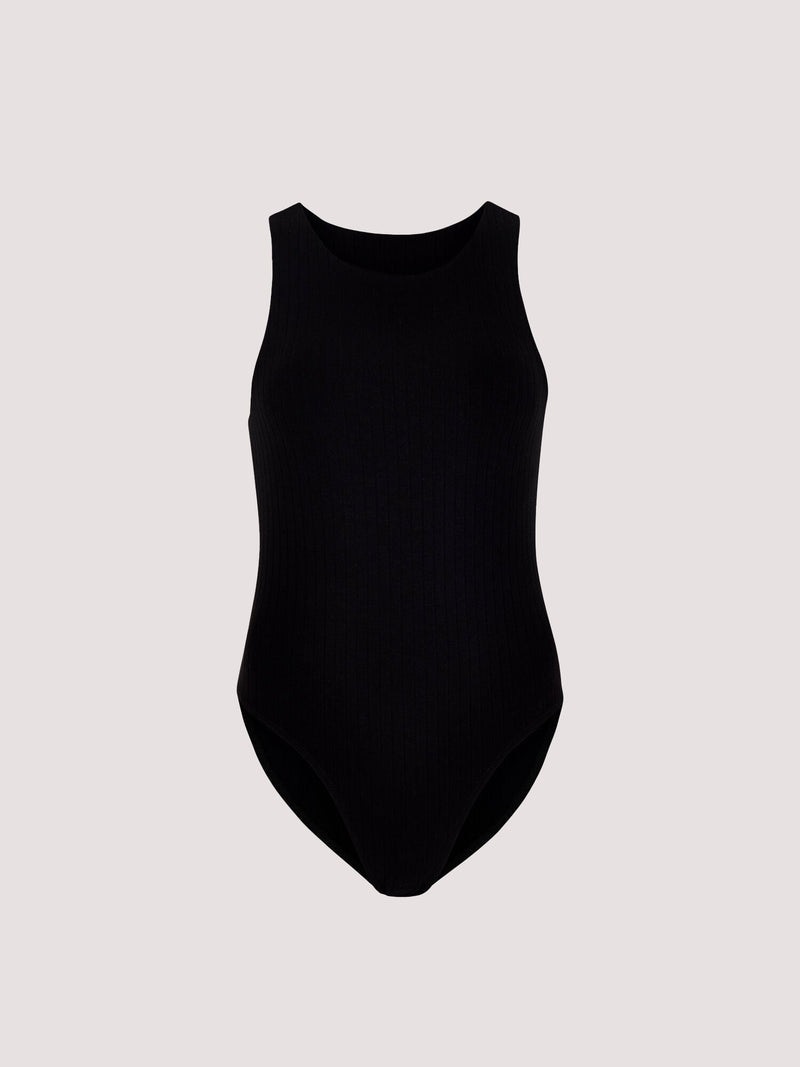 APRICOT - Apricot Ribbed Bodysuit - 713857 / 713925 - Boutique Bubbles