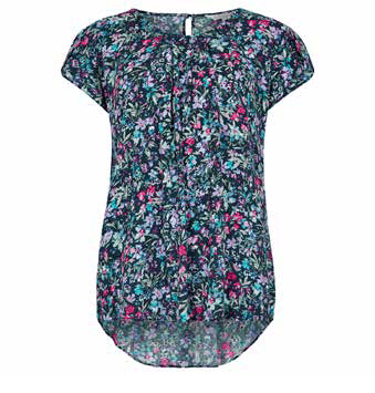 APRICOT - Garden Layer Ditsy Tulip Slv Top - 833494 - Boutique Bubbles