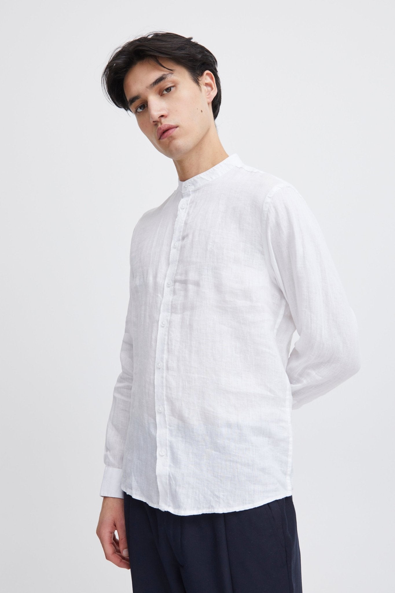 CASUAL FRIDAY - Anton LS CC linen shirt - 20504334 - Boutique Bubbles