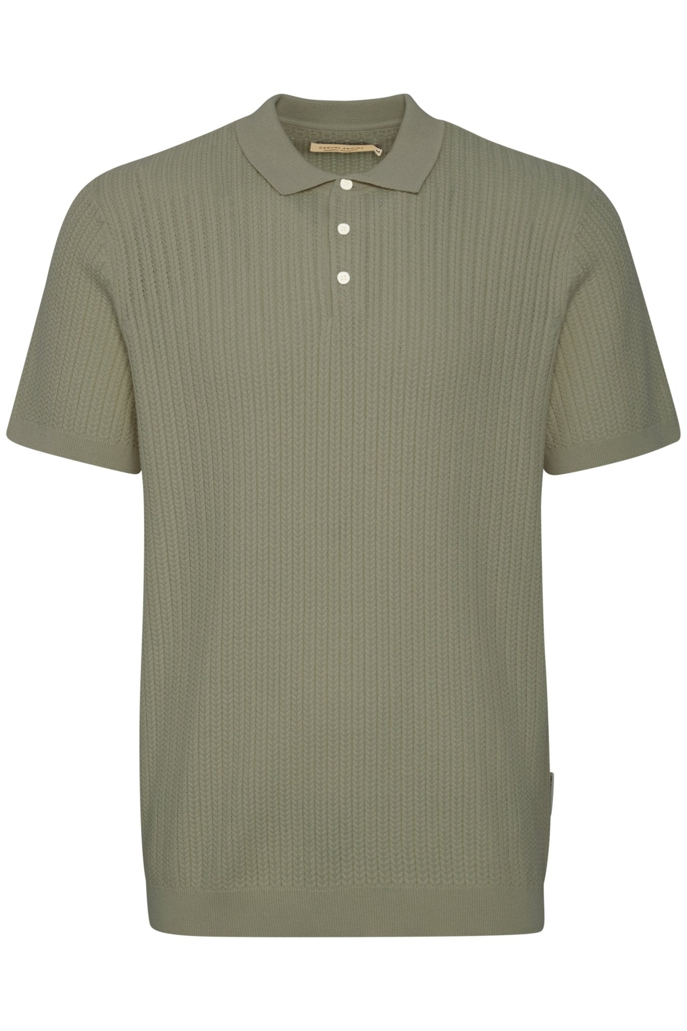 CASUAL FRIDAY - KARL structured knit polo - 20505091 - Boutique Bubbles