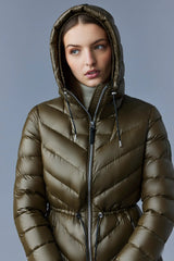 MACKAGE ARITA - light hooded down chevron jacket - Boutique Bubbles