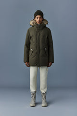 MACKAGE EDWARD-F 2-in-1 down parka with hooded bib and natural fur - Boutique Bubbles