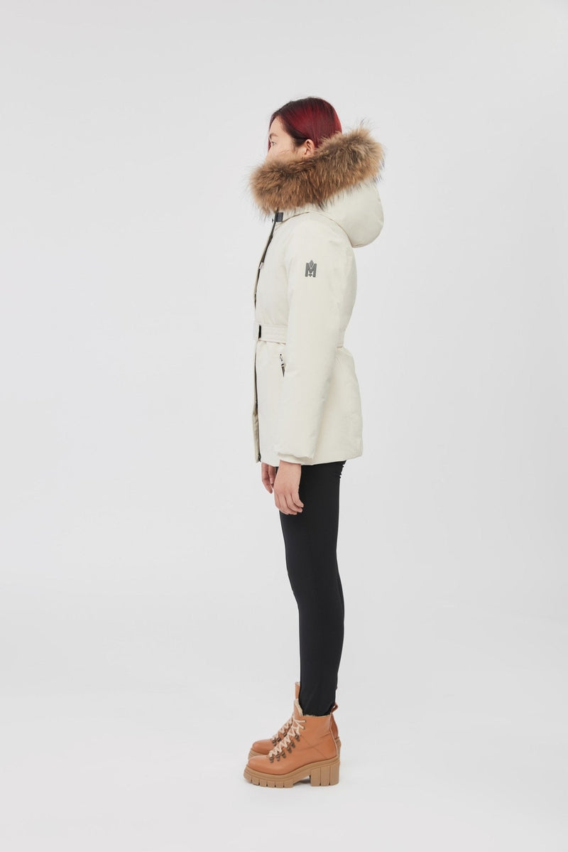 MACKAGE JENI-F - Down parka with removable bib and natural fur - Boutique Bubbles