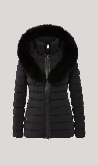 MACKAGE KADALINA-BX - down jacket with signature blue fox fur collar - Boutique Bubbles