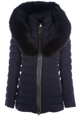 MACKAGE KADALINA-BX - down jacket with signature silverfox fur collar - Boutique Bubbles