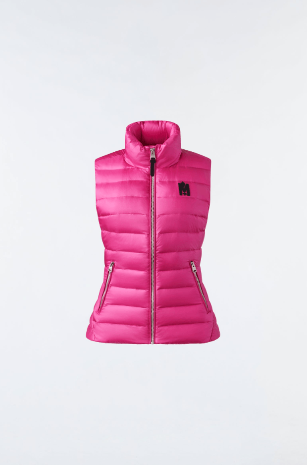 MACKAGE KARLY recycled E3-Lite down vest with peplum - Boutique Bubbles