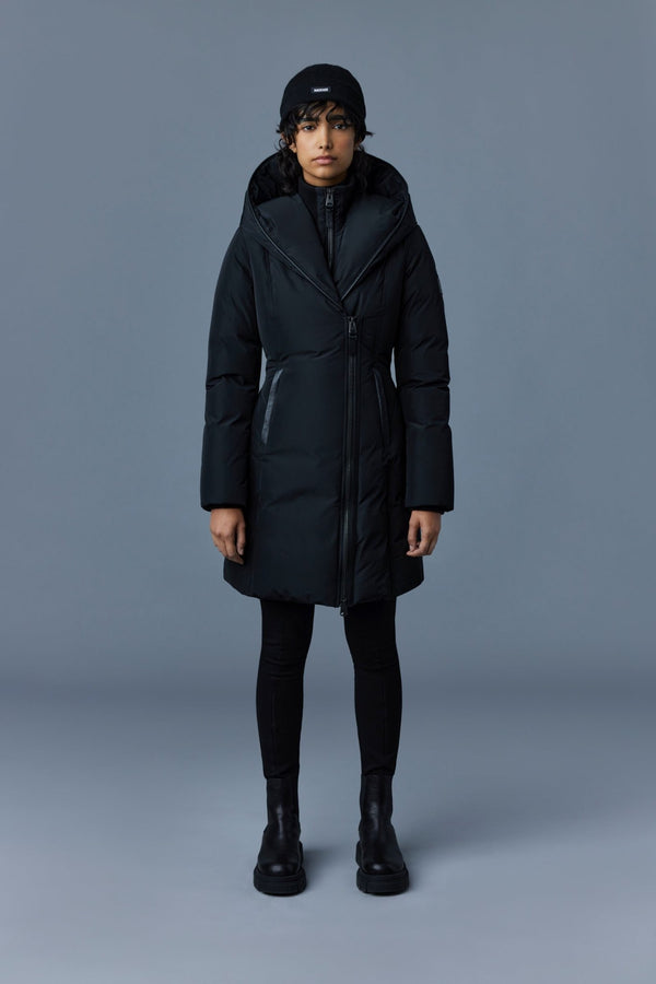 MACKAGE KAY-NFR -down coat with signature collar (with logo on the left sleeve) - Boutique Bubbles