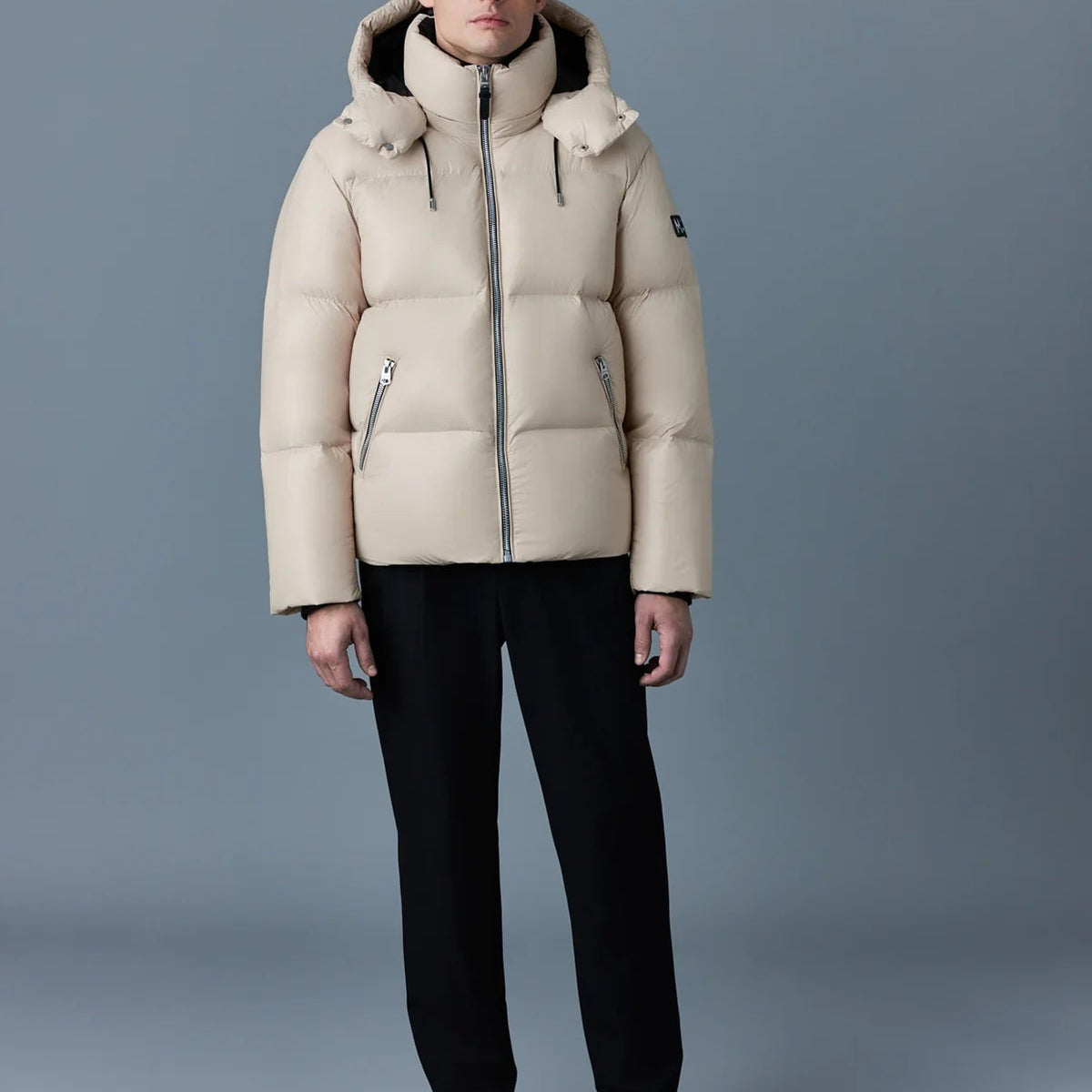 MACKAGE KENT-Z Lustrous Light Down Jacket With Hood