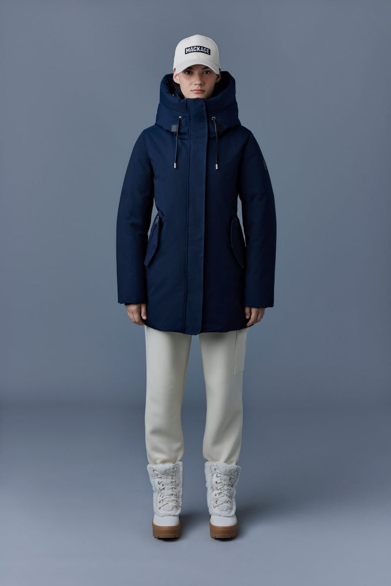 MACKAGE KINSLEE-NF- 2-IN-1 oversized down parka with bib - Boutique Bubbles
