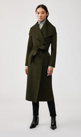 MACKAGE MAI - double-face wool coat with waterfall collar - Boutique Bubbles