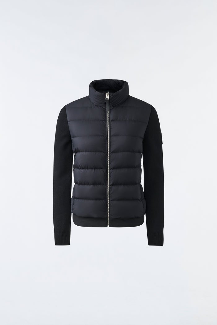 MACKAGE OCEANE-Z - mixed-media cardigan - Boutique Bubbles