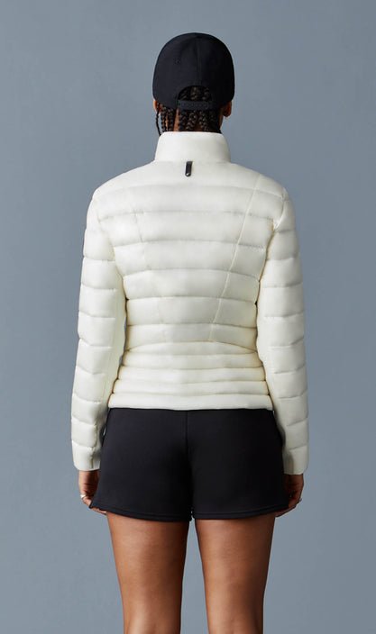 MACKAGE REEMA SAT - Lite jacket with peplum - Boutique Bubbles