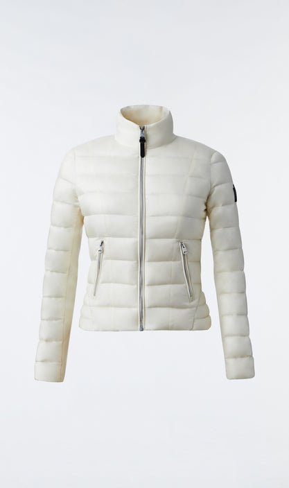 MACKAGE REEMA SAT - Lite jacket with peplum - Boutique Bubbles