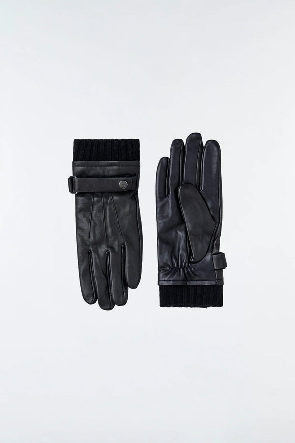 MACKAGE REEVE-SP - (R)Leather driving glove with knit cuff - Boutique Bubbles
