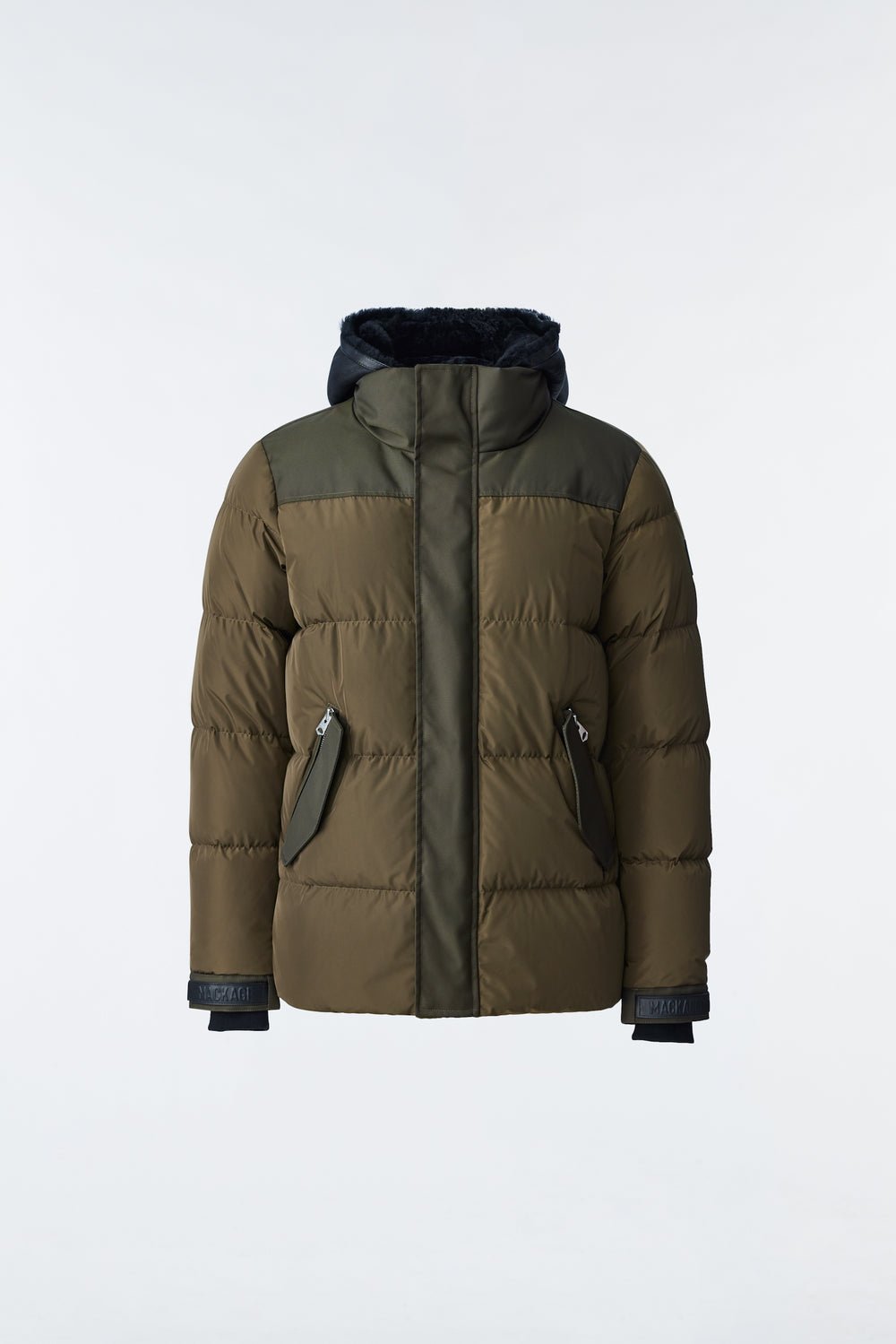 MACKAGE RILEY - classic down jacket with removable shearling bib - VENTE FINALE - Boutique Bubbles