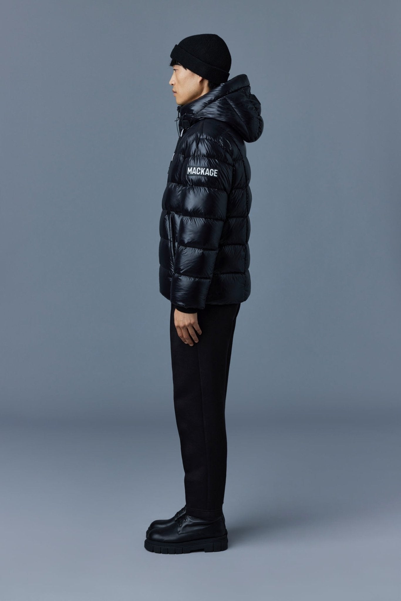 MACKAGE VICTOR - lustrous light down jacket with hood - Boutique Bubbles