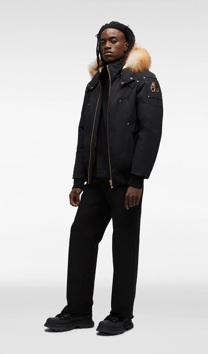 MOOSE KNUCKLES GOLD BALLISTIC BOMBER FUR M39MB000G