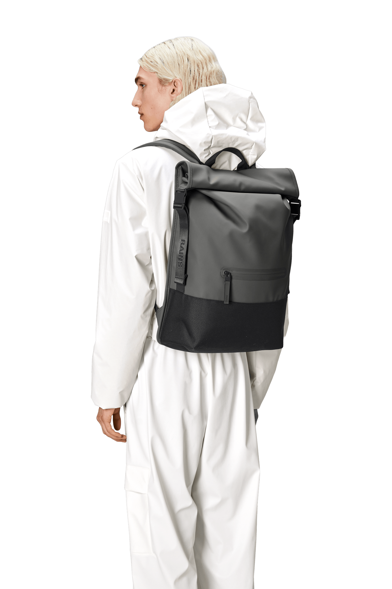 RAINS TRAIL ROLLTOP Backpack W3 - Boutique Bubbles