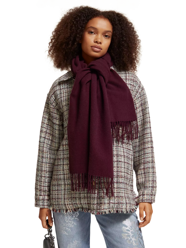 SCOTCH&SODA Unisex wool scarf 174868 - Boutique Bubbles