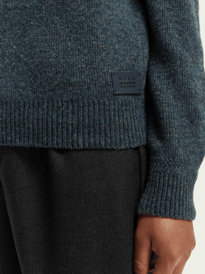 SCOTCH&SODA Wool-blended half-zip sweater - Boutique Bubbles