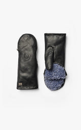 SOIA&KYO BETRICE-F - faux shearling lined leather mittens - Boutique Bubbles