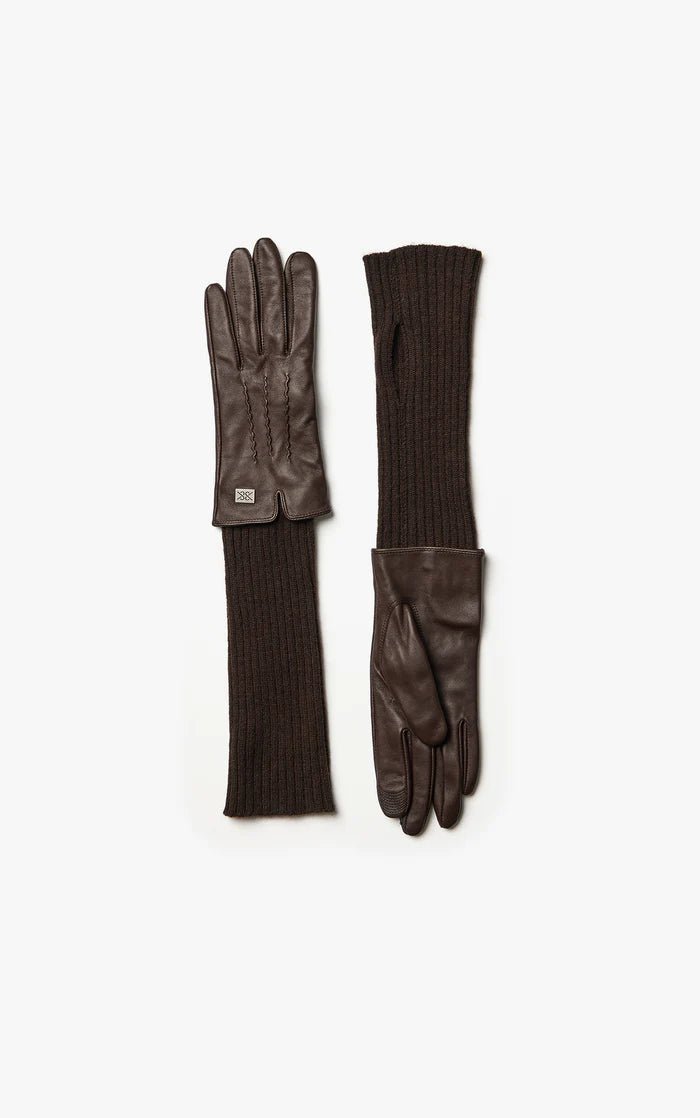 SOIA&KYO CARMEL-N - leather gloves with knit lining - Boutique Bubbles